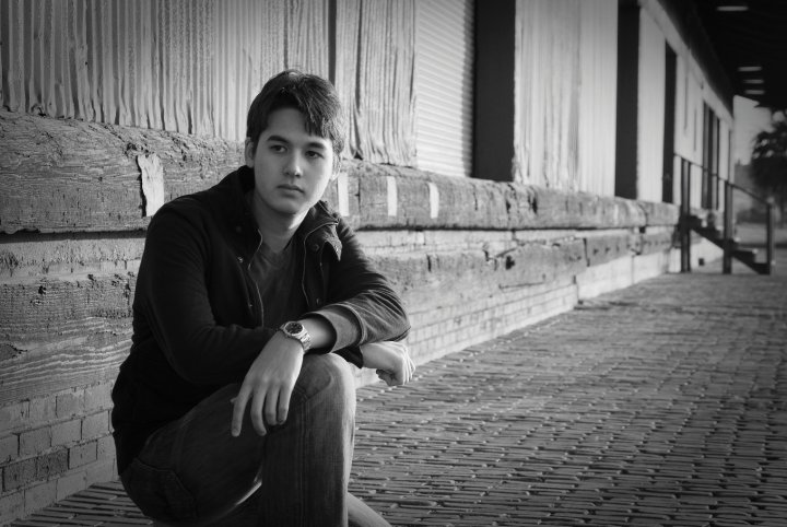 boy on walkway
